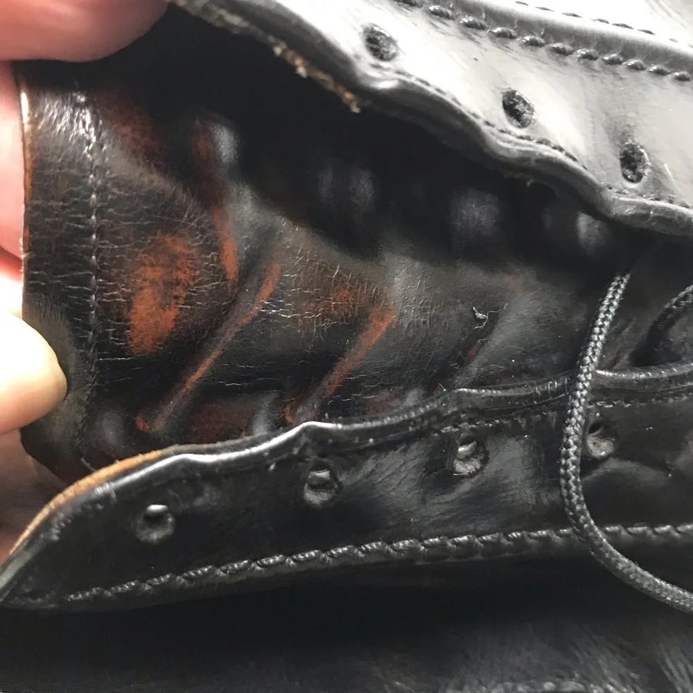 Allen Edmonds Belgium Black Leather Size 13 AAA